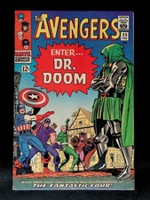 1966 Avengers 25 1st Doctor Doom Fantastic Four Marvel picture