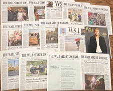 The Wall Street Journal News Paper LOT/13 October 1 - 15 2026 COMPLETE Unread picture