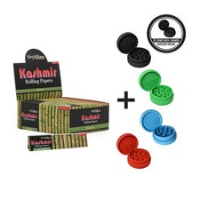 Kashmir Bamboo King Size Slim Rolling Papers 1600 Leaves 50 Pack picture