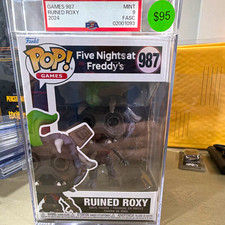 Funko Pop Games FNAF Ruined Roxy #987 2024 PSA 9 Cert 02001093 picture