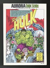 Aurora Comic Scenes Incredible Hulk #184 VF/NM 9.0 1974 picture