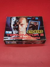 1991 Topps Terminator 2 Judgement Day Movie Sticker Box Wax 48 packs picture