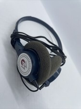 Vintage America West Airlines Headphones Passenger Headset, Gray Foam picture