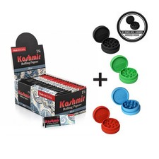 Kashmir Ultra Thin Rice Rolling Papers 11/4 (1.25) – 50 Pack | 1600 Leaves picture