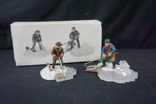 DEPT. 56 NEW ENGLAND VILLAGE BLUE STAR ICE HARVESTERS #5650-2 picture