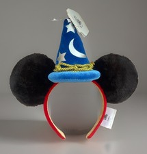2025 Disney Parks Fantasia Sorcerer Mickey Mouse Hat Ear Headband NWT picture
