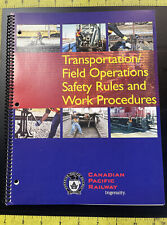 2002 Canadian Pacific Railway Transport/Field Operations Safety Rules&Work Proce picture