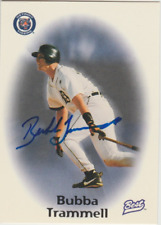 Bubba Trammell 1996 Best baseball DET Detroit Tigers autograph auto card picture