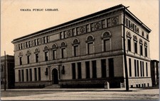 Omaha Public Library NE Postcard Vintage Divided Back Architecture picture