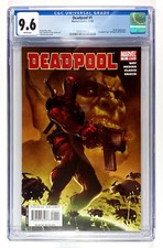 Deadpool #1 CGC 9.6 White Pages (2008) Marvel Comics Skrulls picture