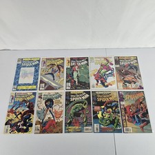 Lot of 10 Spectacular Spider-Man #189,193, 194, 200-202, 213, 215, 216, 218 G-VF picture