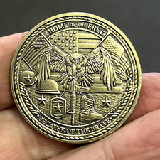 American Bald Eagle Veterans Thank You United States Military Coin USA picture