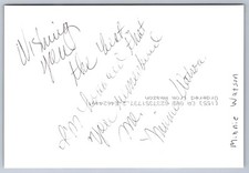 Minnie Washington Hand Signed 4x6 Photo - Civil Rights - Signed on back picture