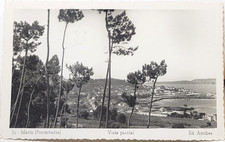 RPPC Partial View Marin Pontevedra Spain Real Photo Postcard E3 picture