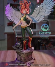 1:6 Hawkgirl DC Fan Art UNPAINTED Resin Garage Kit Statue 3 Head Switchouts picture