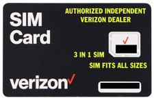 VERIZON SIM CARD FOR CELL PHONES AND HOTSPOTS ⭐ SHIPS FAST picture