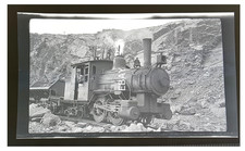 C. 1940s Cleveland Cliffs Iron Co. Steam Locomotive No. 1 Photo Negative picture