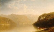 Dream-art Oil painting landscape Mountain-Lake-Scene-1883-John-W-Casilear-Oil-Pa picture