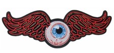 Flying Eyeball Embroidered Large Patch 10
