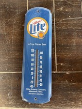 Vintage Miller Lite Beer Advertising Thermometer 17