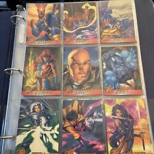 1996 Fleer Marvel X-Men Trading Cards InComplete Set  83 Cards (401208) picture