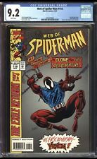 WEB OF SPIDER-MAN #118 CGC 9.2 WHITE PAGES // 1ST SOLO CLONE STORY 1994 picture