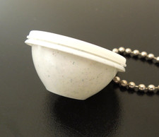 TUPPERWARE VTG. mini WONDERLIER BOWL KEY CHAIN, USA -NEW, NICE  Speckled retro picture