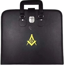 New Quality Lightweight Masonic Regalia Soft Case / Apron Holder Bag MM / WM picture