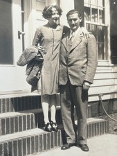1927 Flapper Era Couple 1920s Fashion Photo picture