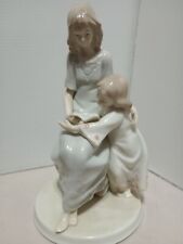 Vintage Meico Inc. Porcelain Figurine Mother and Child Storytime picture