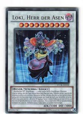 Yugioh LOKI, LORD OF THE ASES, stor-en039 Ultra Rare German Excellent picture