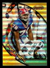 1997 Bowman's Best Refractor Bruce Smith #86 HOF Buffalo Bills Football Card picture
