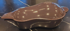 Le Creuset Eggplant 5QT Cast Iron Dutch Oven Purple Enamel Aubergine Collectible picture