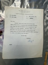 Walt Disney Mickey Mouse Cyril James Hand Signed Letter 1951 London Legend Rare picture