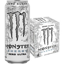 New Monster Energy, Zero Ultra, Sugar Free Energy Drink, 4 Pack - 16 Fl Oz picture