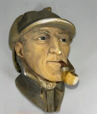 Vintage 1984 Bossons Sherlock Holmes Wall Plaque - Handcrafted in England picture