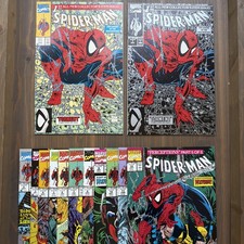 Spider-Man #1-12 Todd McFarlane, 1st Print Lot Of 14 (2 #1s) picture