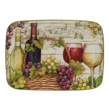 Certified International Meadow Brook Rectangular Platter 14