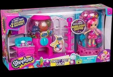 SHOPKINS SWEET SPOT PACK GUMBALL MACHINE PLAYSET WITH EXCLUSIVE BUBBLEISHA - NIB picture