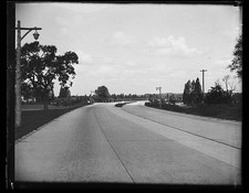 Photo:1934 Road View Curving Highway Rural Landscape picture
