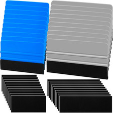 20 Pack Vinyl Wrap Squeegee 4 Inch / 6 Inch Felt Edge Squeegee Window picture