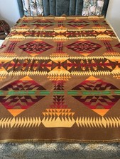 Rare Pattern Pendleton Indian Trade Blanket picture