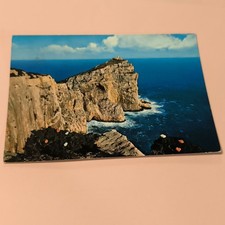 INVITATION TO SARDINIA - ALGHERO CAPOCACCIA COLOR POSTCARD TRAVELLED picture