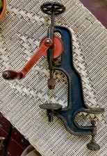 Antique Goodell-Pratt Toolsmith Table Mount Drill Press. picture