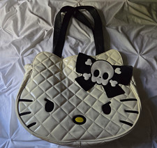 Rare Vintage Loungefly Hello Kitty Sanrio Quilted Angry Punk 2011/2012 picture