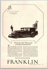 Vintage 1927 Franklin, Automobile, Auto, Car, 20's Print Ad picture
