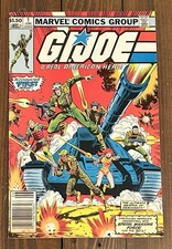 GI Joe A Real American Hero #1 NEWSSTAND complete and unrestored water stain picture