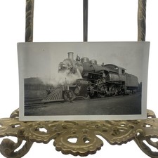 Vintage Reading 417 Steam Locomotive Railroad Photo 2.75x4.5 B&W Original picture