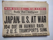 Seattle P-I Historic Front Page Reprints 1869-1962: Commemorative Newspaper Lot picture