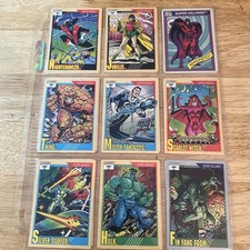 Vintage 1991 -1993 Lot Of Marvel Collectable Cards  picture